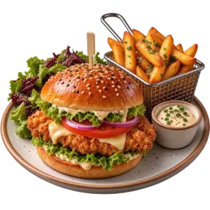 burger poulet