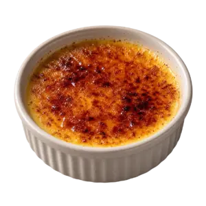 Crème brûlée à la vanille