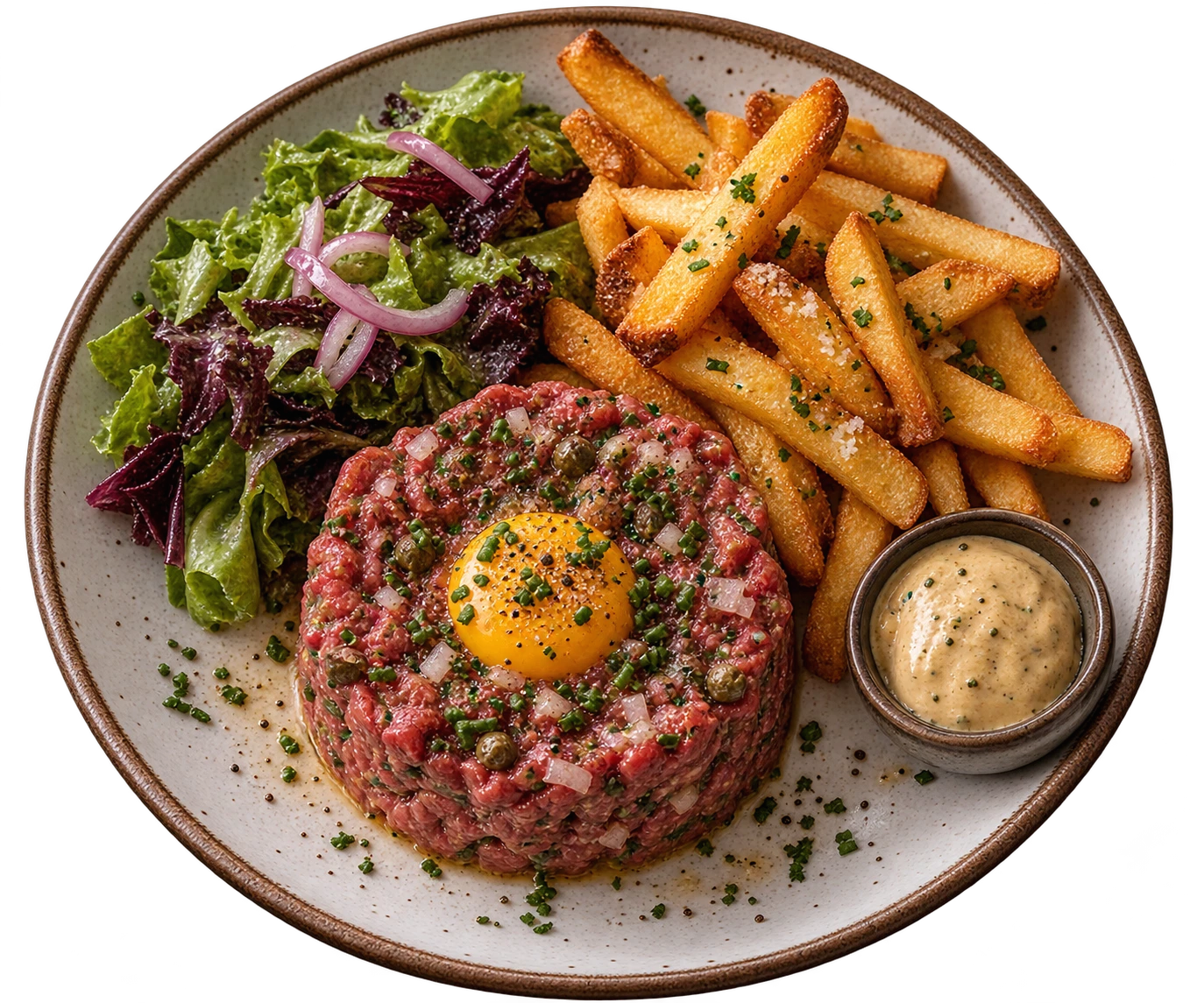 tartare boeuf condiments tartare boeuf condiments